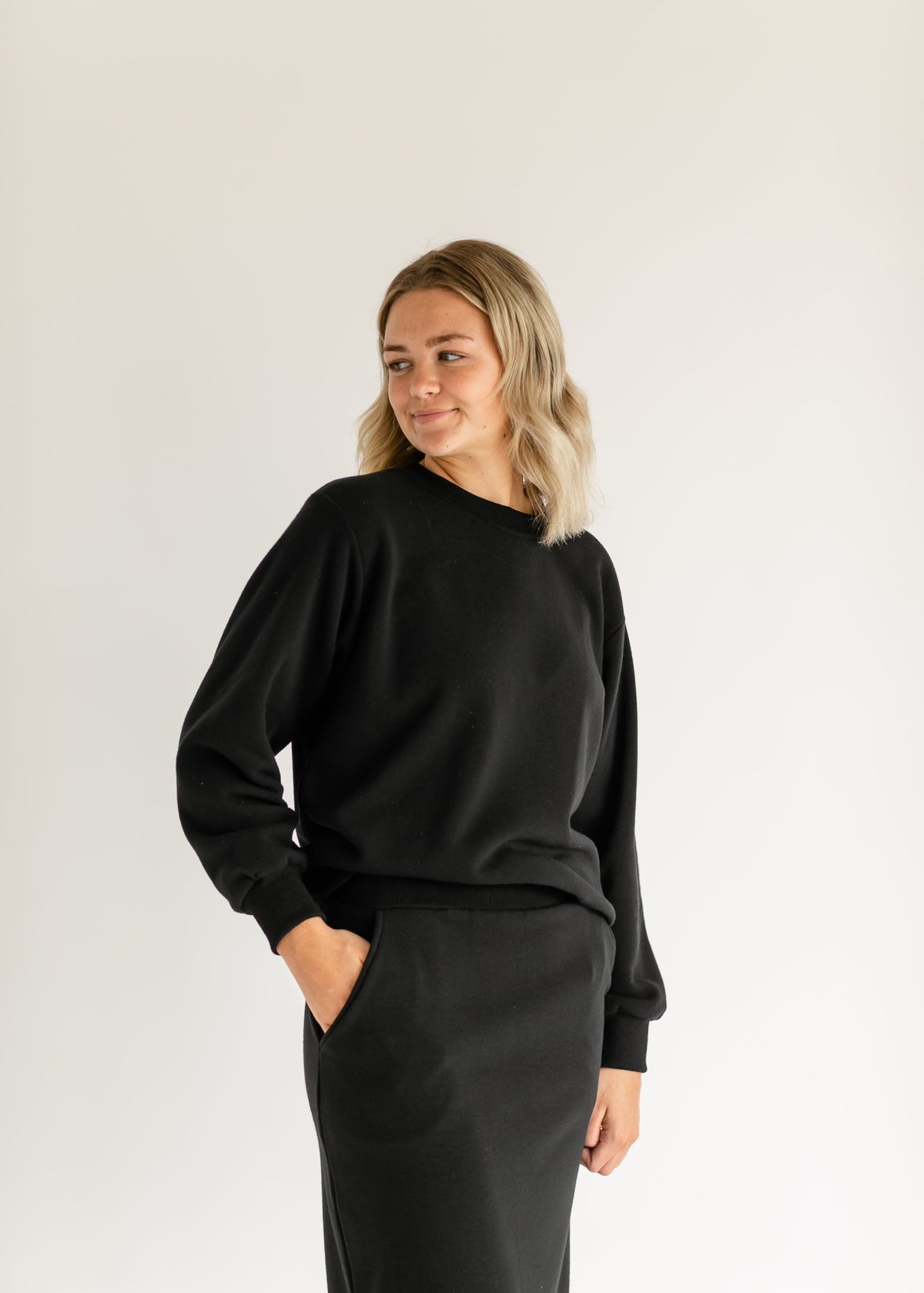 Essential Sweatshirt Skirt Set - FINAL SALE