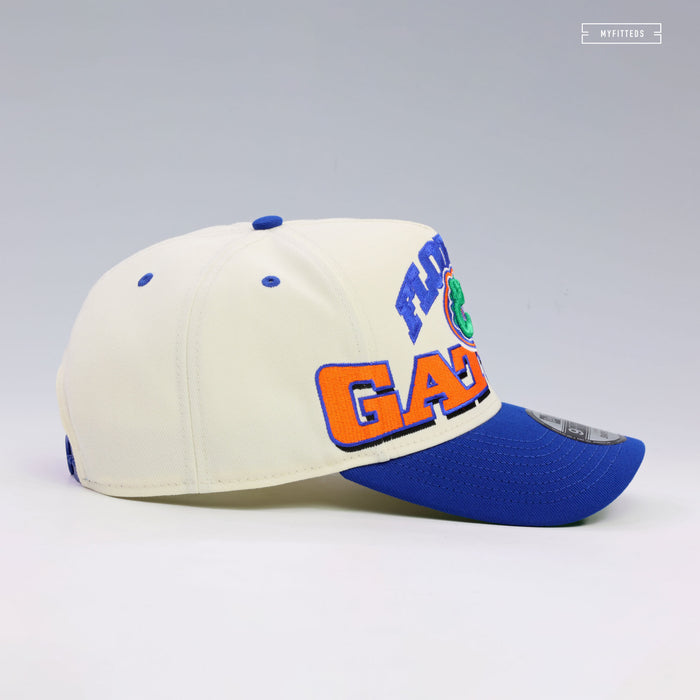 FLORIDA GATORS MARCH MADNESS OVERSIZED 9FIFTY A-FRAME NEW ERA SNAPBACK HAT