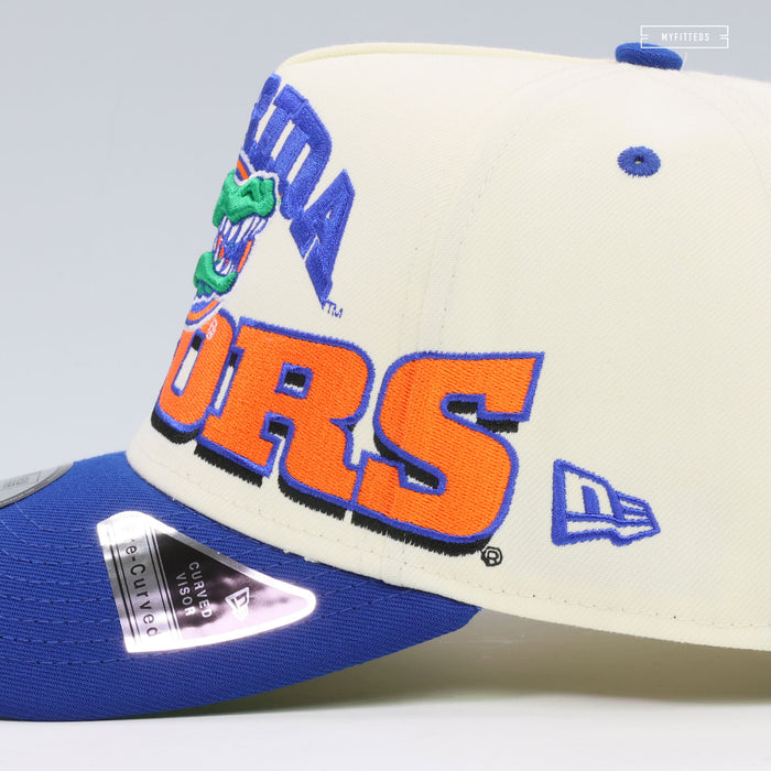 FLORIDA GATORS MARCH MADNESS OVERSIZED 9FIFTY A-FRAME NEW ERA SNAPBACK HAT