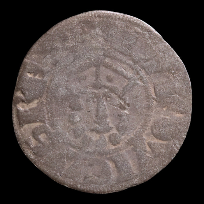 France, King Louis VII, AR Denier, City of Bourges - 1137 to 1180 CE - France