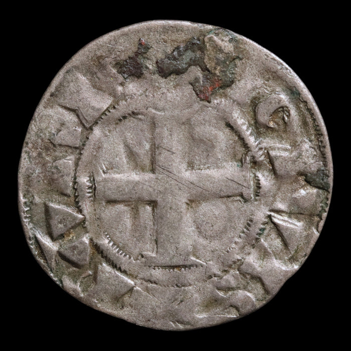 France, King Louis VII, AR Denier, City of Paris - 1137 to 1178 CE - France