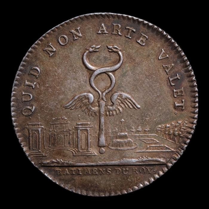 France, King Louis XV, AR Jeton (Non-Monetary Token) - 1715 to 1774 CE - France