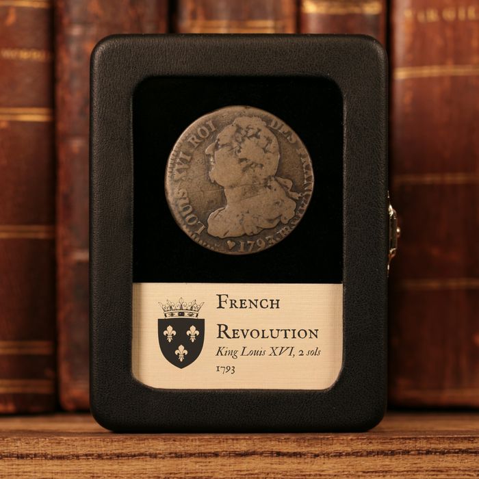 French Revolution, King Louis XVI, 2 Sols - 1793 - France