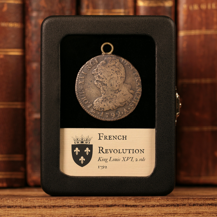 French Revolution, King Louis XVI, 2 Sols (On Pendant) - 1792 - France
