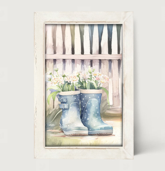 Gardening Boots 3 - Framed art