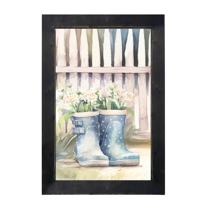 Gardening Boots 3 - Framed art