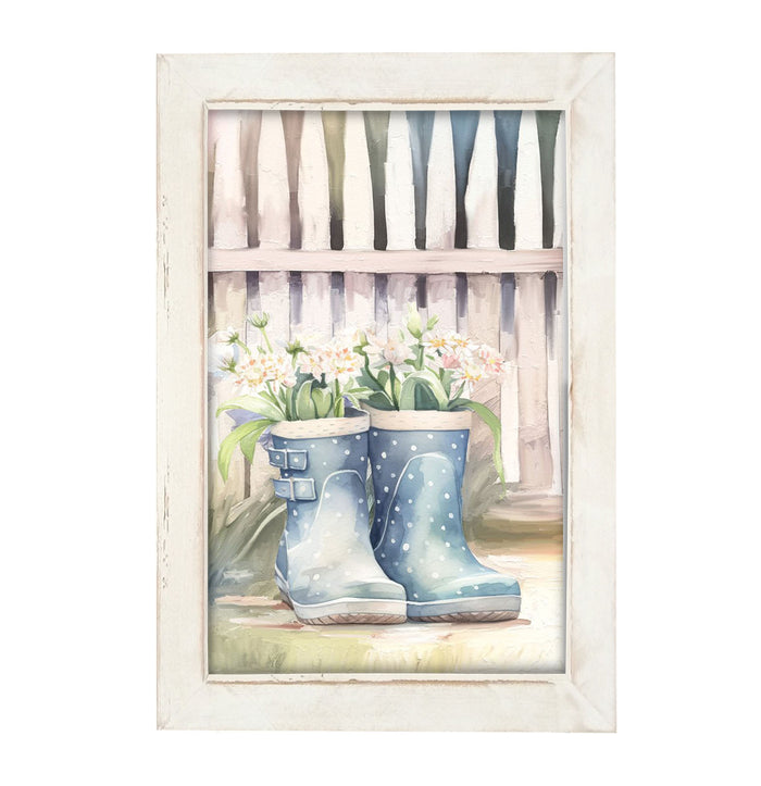 Gardening Boots 3 - Framed art