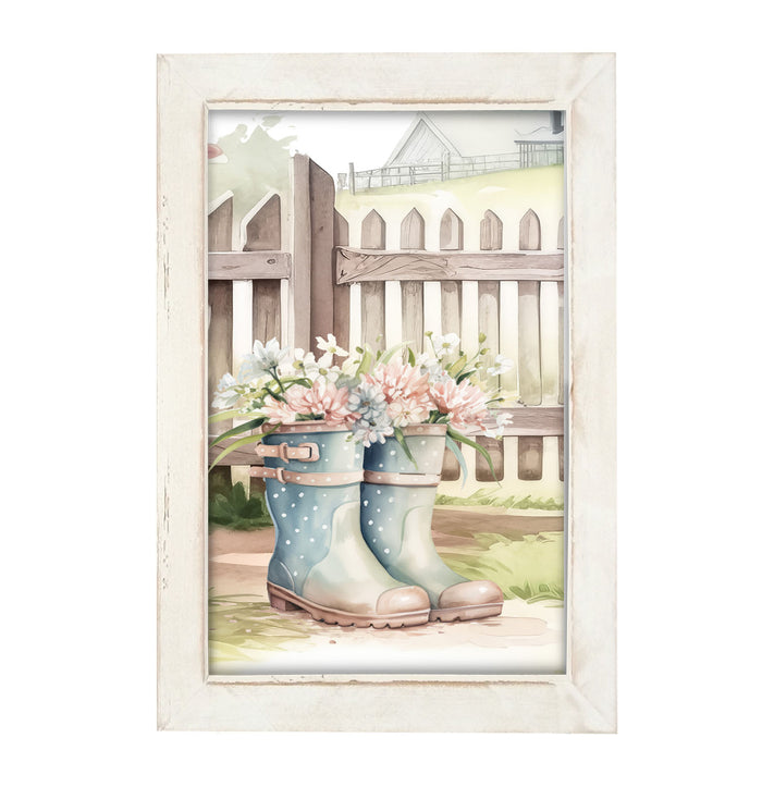 Gardening Boots 4 - Framed art