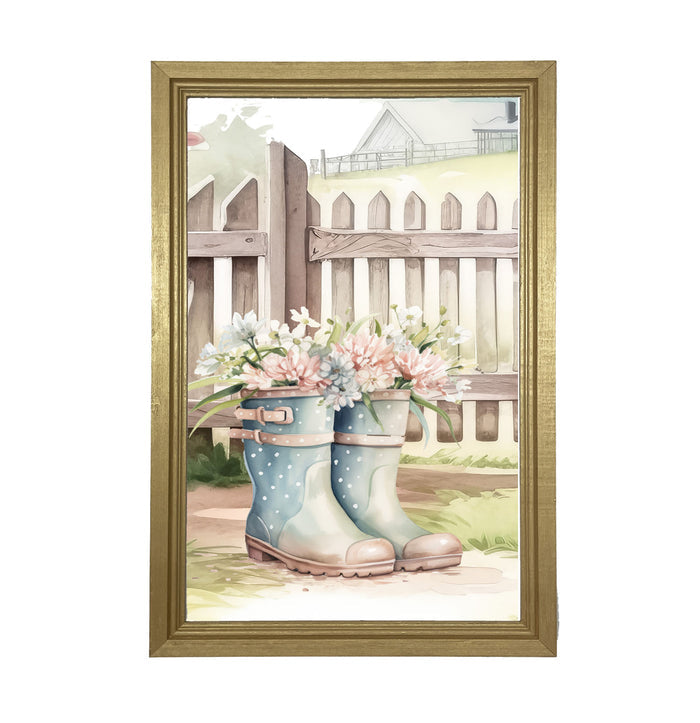 Gardening Boots 4 - Framed art