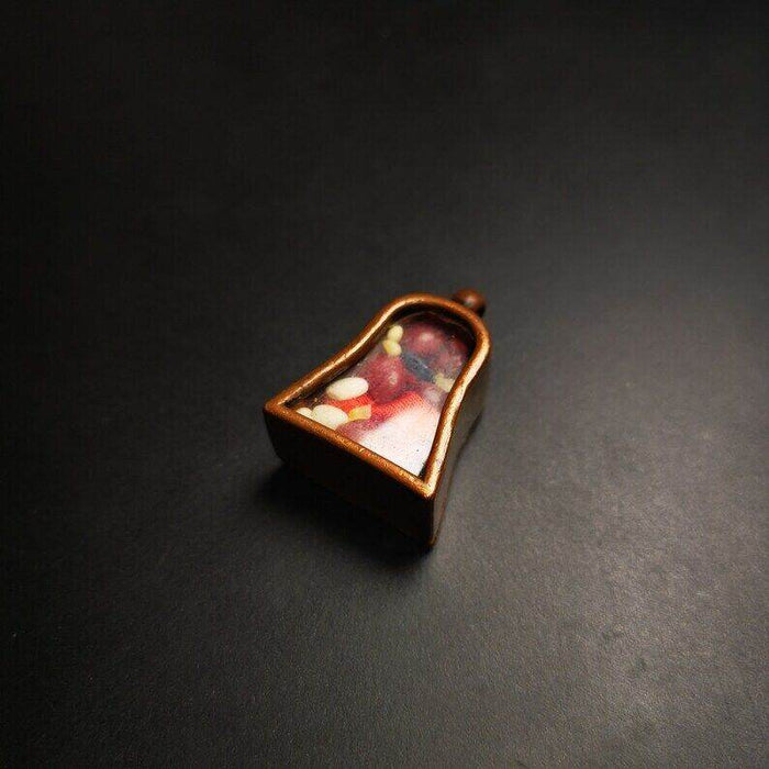 Gau Ghau Shrine, Altar Amulet Pendant - Tibetan Buddhist amulet, view 4