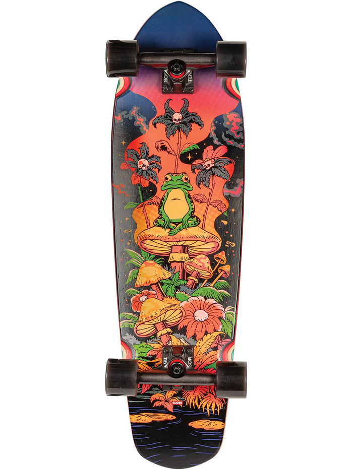 GLOBE BIG BLAZER RED TOADSTOOL CRUISER COMPLETE SKATEBOARD 32"