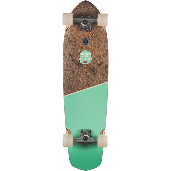 GLOBE BLAZER XL COCONUT/LIME CRUISER SKATEBOARD COMPLETE 36.25"