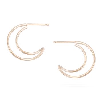 Gold Satsuma Hoops