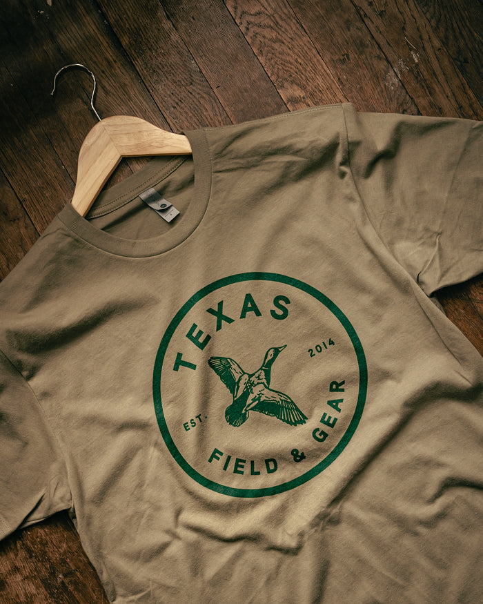 Graphic Tee | Field & Gear | Light Olive | Manready Mercantile