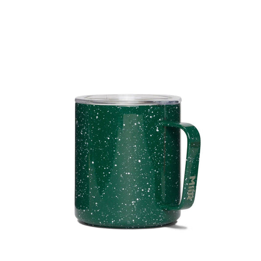 Green Speckle 12oz Camp Cup