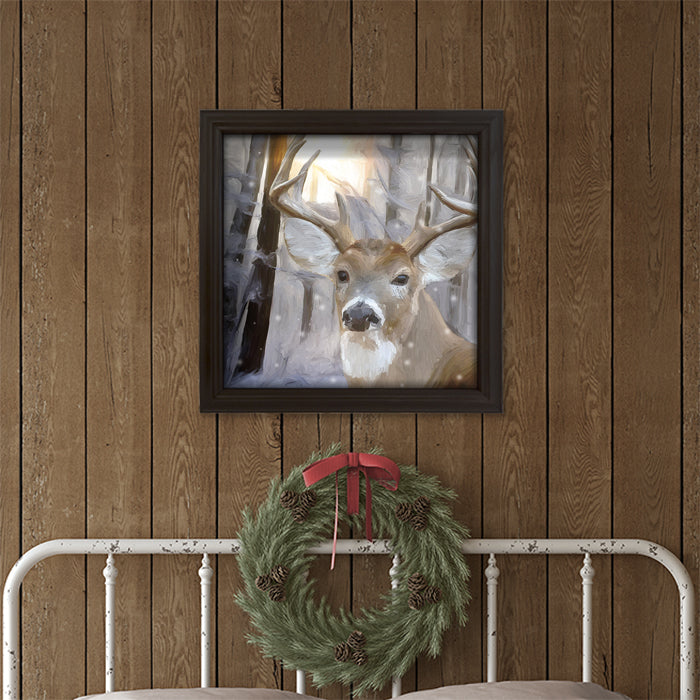 Handsome Buck in Fresh Snow