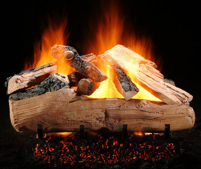 Hargrove 24 Inch Fresh Cut Series Vented Gas Log Set With Variable Flame Control - 24RNEB1F5