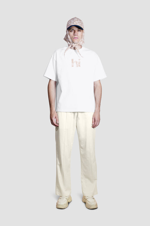 Hi Flower Pattern Tee