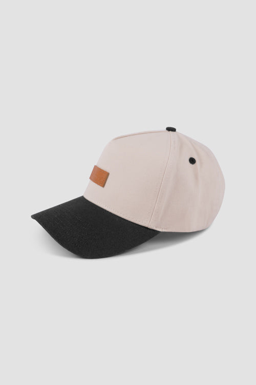 Hideout Leather Label two-tone 6-panel Dad Cap