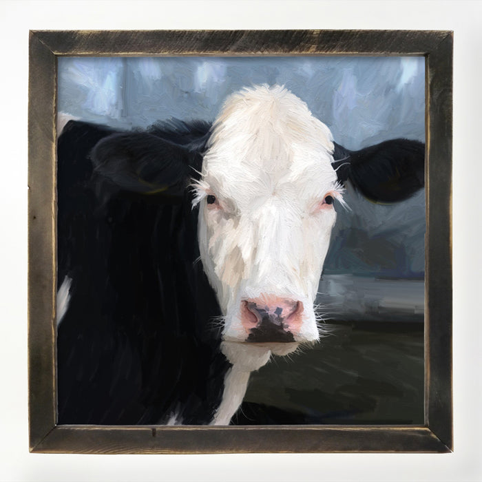 Holstein cow portrait