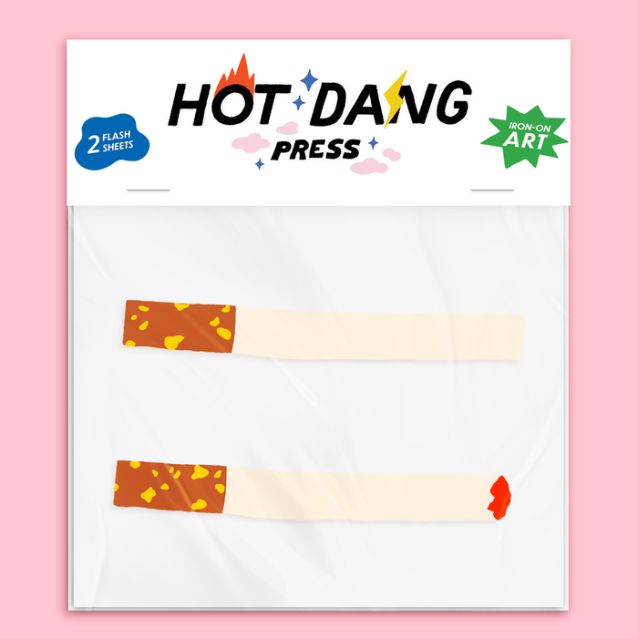 Hot Dang Press - Cigarette Buddies Iron-On
