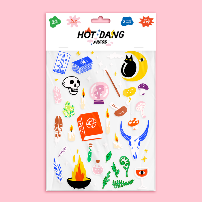 Hot Dang Press - Occult Classics Iron On Sheet Set
