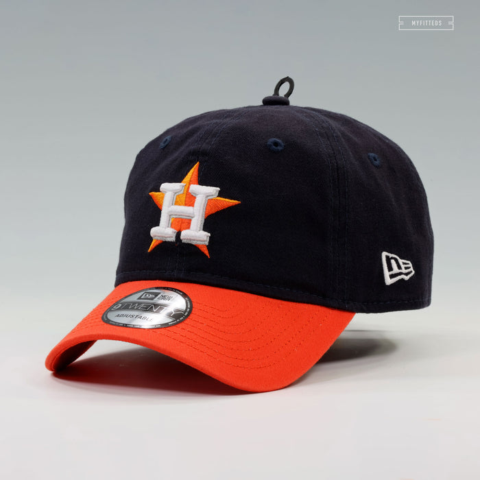 HOUSTON ASTROS 2 TONE NEW ERA 9TWENTY ADJUSTABLE DAD HAT