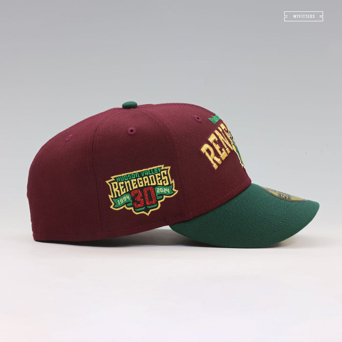 HUDSON VALLEY RENEGADES 30TH ANNIVERSARY RETRO TEAM COLOR NEW ERA FITTED CAP