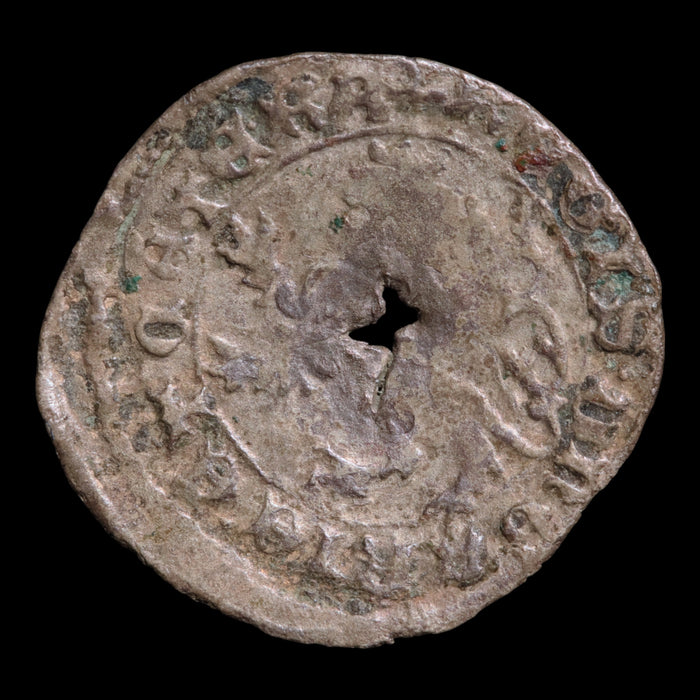 Hungary, King Ladislaus V, BI Denier - 1447 to 1450 CE - Hungary