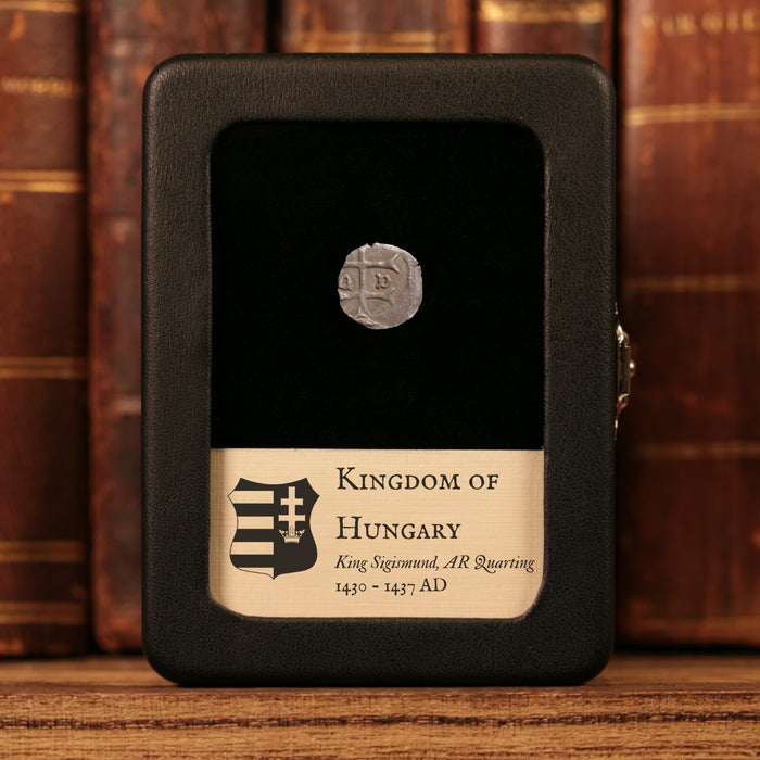 Hungary, King Sigismund, AR Quarting - 1430 to 1437 CE - Hungary