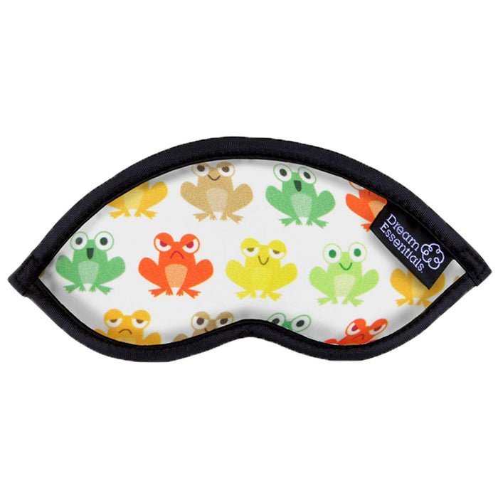 Coloured Frogs Childrens Travel Sleep Mask Hush Coloured Frogs