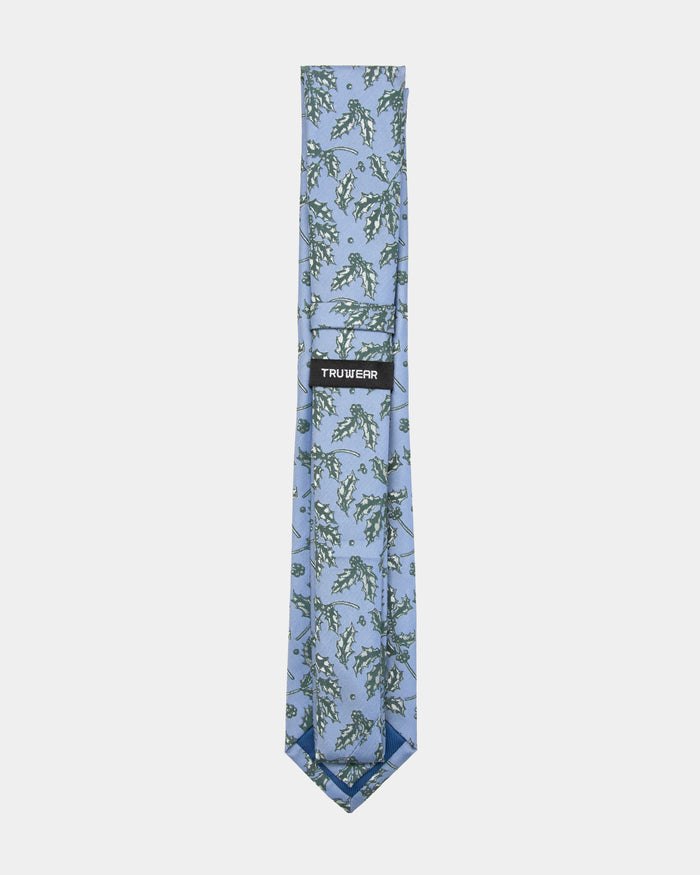 Immortal Blue Holly Tie