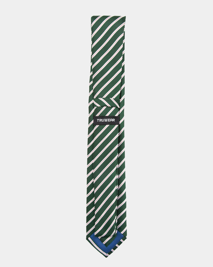Immortal Green Christmas Stripe Tie