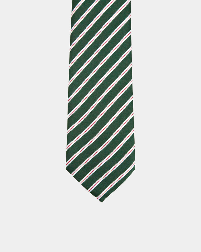 Immortal Green Christmas Stripe Tie