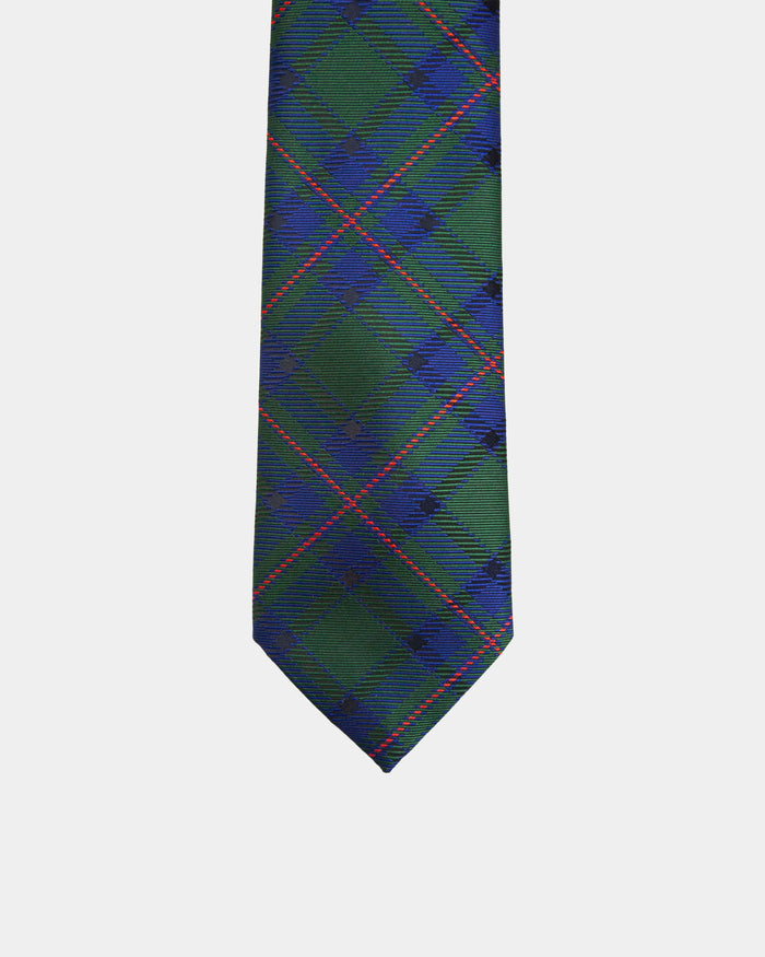 Immortal Tartan Dark Green Tie