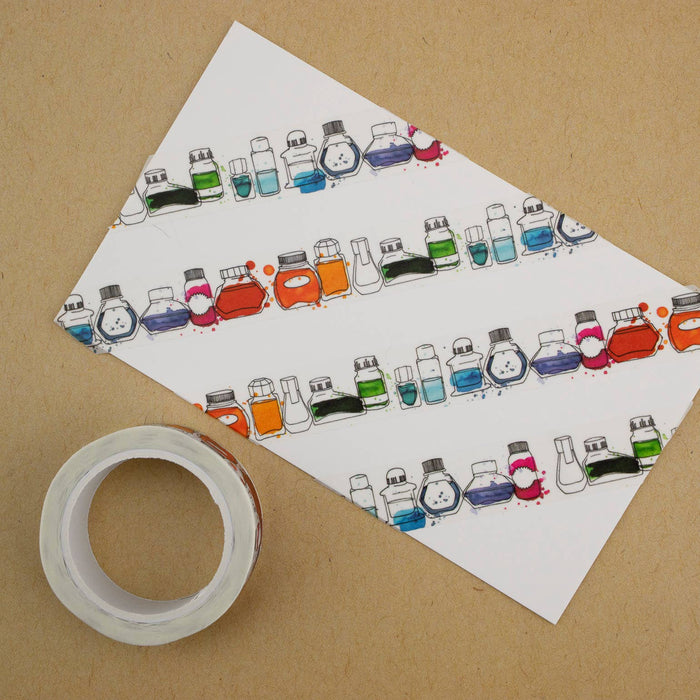 "Inky Dreams" Ink Bottle Washi Tape