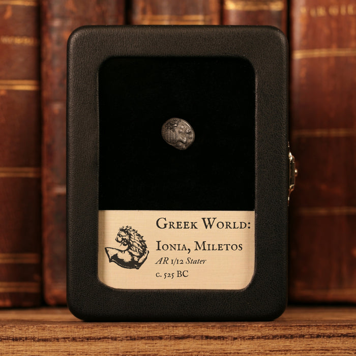 Ionia, City of Miletos, AR 1/12 Stater, Lion's Head - c. 525 BCE - Greek World