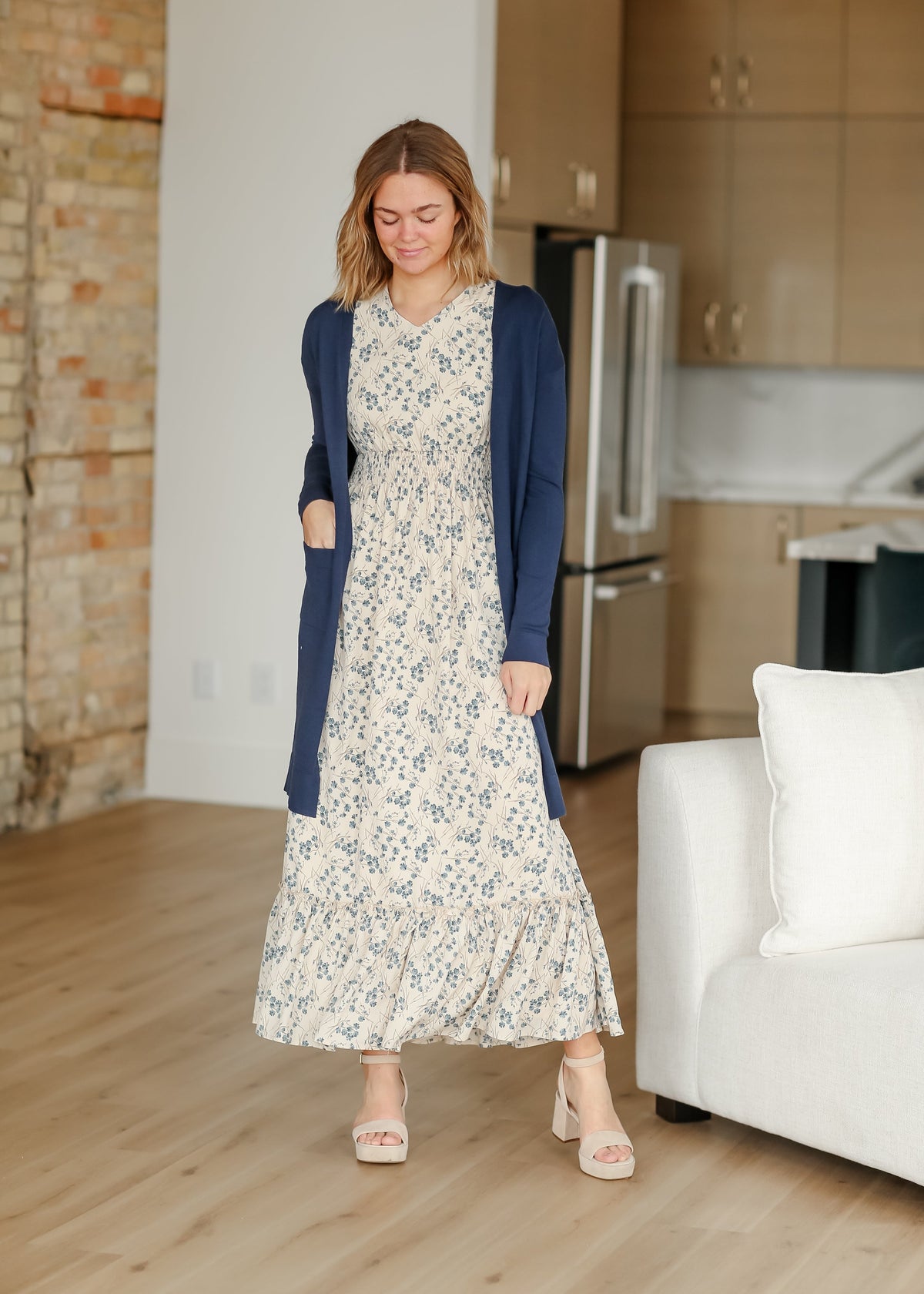 Isabella V-Neck Floral Maxi Dress - FINAL SALE