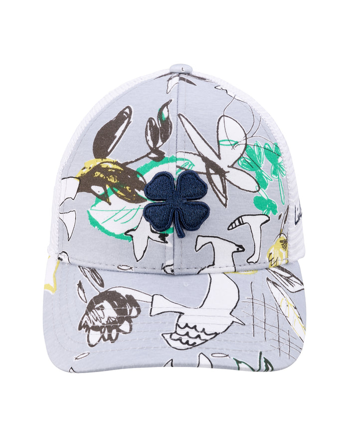 Island Luck 33 - Tropical Mesh Hat