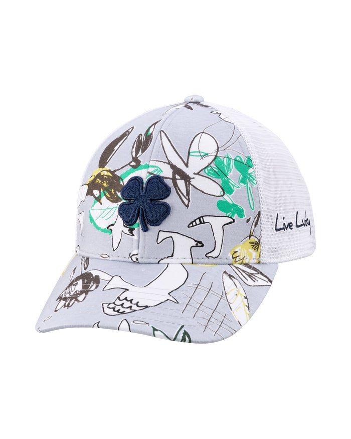 Island Luck 33 - Tropical Mesh Hat