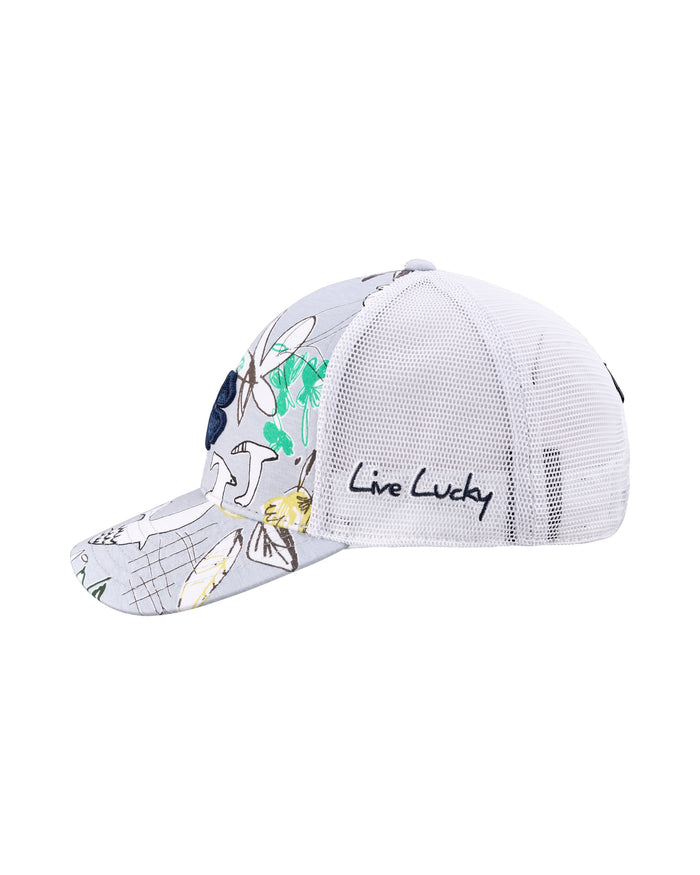 Island Luck 33 - Tropical Mesh Hat