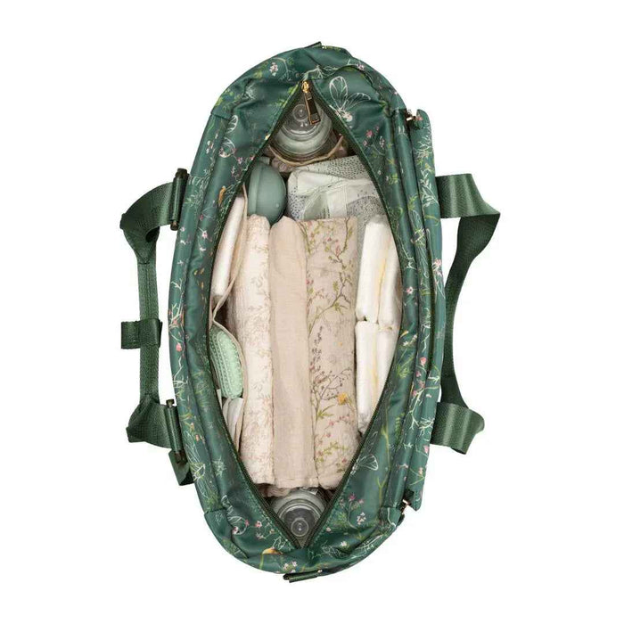 KikkaBoo® Previjalna torba Florence Secret Garden Green KikkaBoo