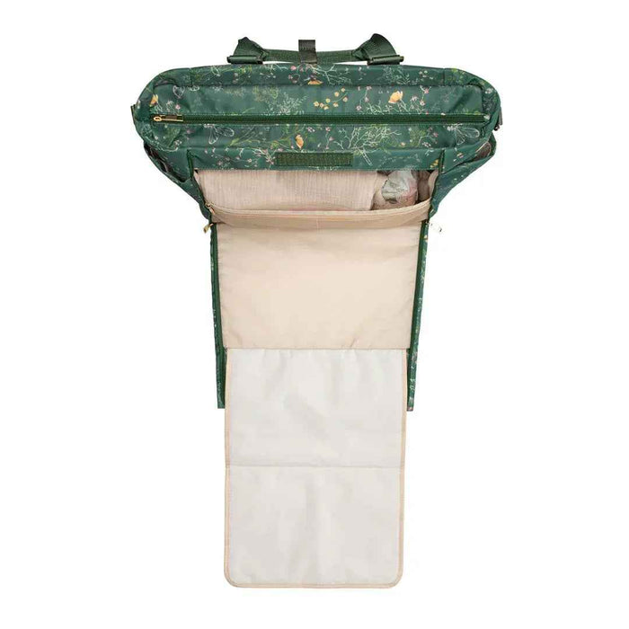 KikkaBoo® Previjalna torba Florence Secret Garden Green KikkaBoo