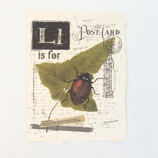 "L" Artisan Alphabet Print
