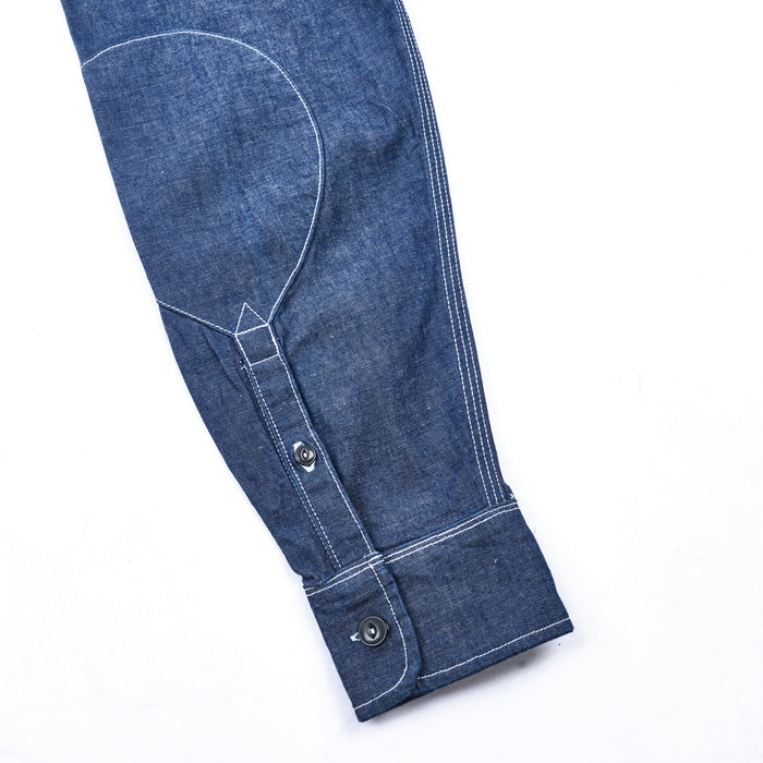 Lambert Shirt | Slate Chambray | Freenote Cloth