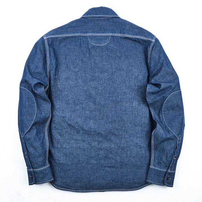 Lambert Shirt | Slate Chambray | Freenote Cloth