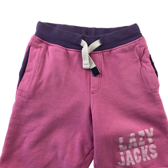 Lazy Jacks 7 years pink casual jersey cotton shorts