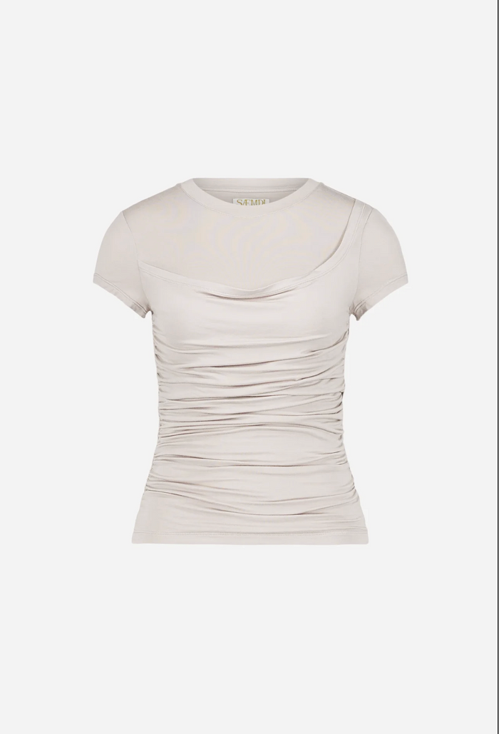 Light Grey Helia Jersey Top