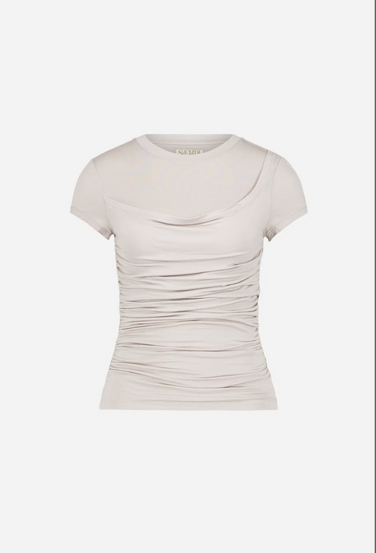 Light Grey Helia Jersey Top