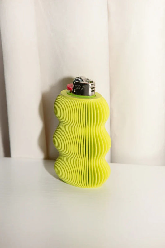 Lime Wave Lighter Case